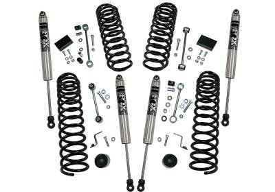 Superlift - Superlift 2.5" Suspension Lift Kit-Fox Shocks, for Wrangler JL 4dr. 4WD; K183F