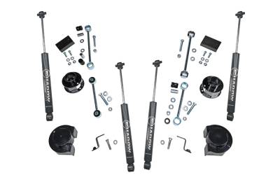 Superlift - Superlift 2.5" Suspension Lift Kit-Shadow Shocks, for Jeep JL 4WD; K187