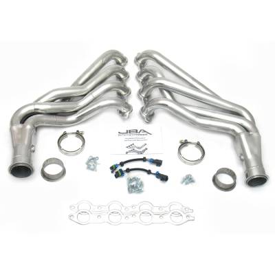 JBA Racing Headers - JBA Headers 6813SJS Header 1 7/8 Long Tube SS Camaro SS Long Tube Slvr Crmc