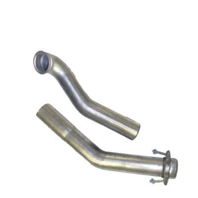 Diamond Eye Performance - Diamond Eye 122004 Kit Downpipe 3" Aluminized 1994-1997.5 Ford 7.3L