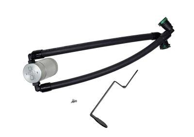 J&L Oil Separator Co - J&L Oil Separator 3.0 Passenger Side Mounted Oil Separator-Silver; 3043P-C