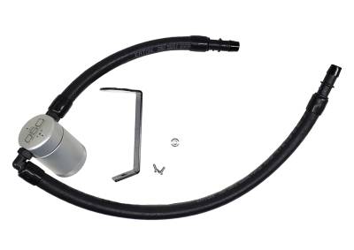 J&L Oil Separator Co - J&L Oil Separator 3.0 Passenger Side Mounted Oil Separator-Silver; 3068P-C