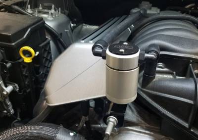 J&L Oil Separator Co - J&L Oil Separator 3.0 Passenger Side Mounted Oil Separator-Silver; 3063P-C