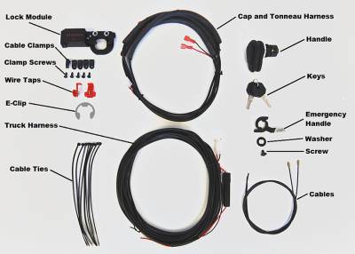 Pop & Lock - Pop & Lock Tonneau Cover Tailgate Lock Assembly PL9555