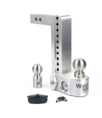 Weigh Safe - Weigh Safe 2" Aluminum Class IV 10" Drop Hitch Receiver, 12.5K; WS10-2