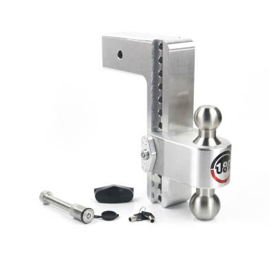 Weigh Safe - Weigh Safe 3" 180 Degree Class V 10" Drop Hitch Receiver, 21K; LTB10-3-KA