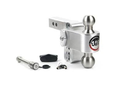Weigh Safe - Weigh Safe 2" 180 Degree Class IV 4" Drop Hitch Receiver, 12.5K; LTB4-2-KA