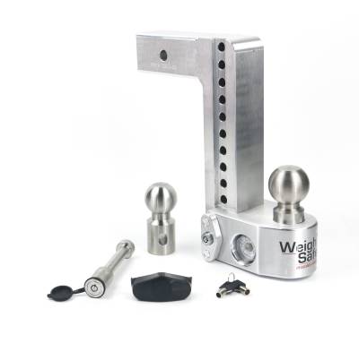 Weigh Safe - Weigh Safe 2.5" Aluminum Class V 10" Drop Hitch Receiver, 18.5K; WS10-2.5-KA