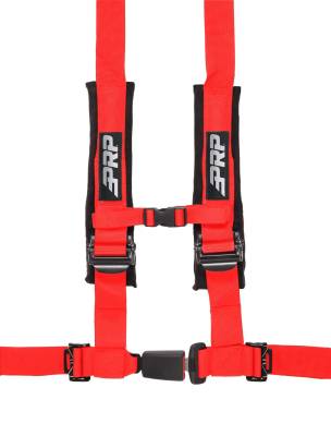 PRP - PRP 4-Point 2" Safety Belt Harness Buckle Latch, Red-EACH; SBAUTO2R