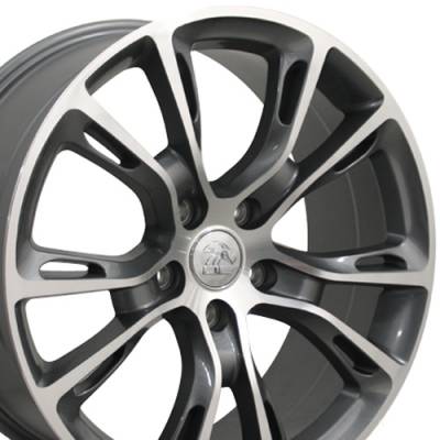OE Wheels LLC - OE Wheels JP16 20x8.5 5x5.0 42mm Gunmetal/Machined; JP16-20085-5500-42MG