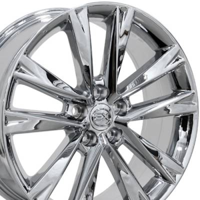 OE Wheels LLC - OE Wheels LX24 19x7.5 5x4.5 35mm Chrome; LX24-19075-5450-35C