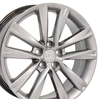 OE Wheels LLC - OE Wheels LX24 19x7.5 5x4.5 35mm Hyper Silver; LX24-19075-5450-35HS