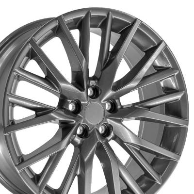 OE Wheels LLC - OE Wheels LX59 20x8 5x4.5 30mm Hyper Silver; LX59-20080-5450-30HS