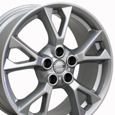 OE Wheels LLC - OE Wheels NS21 18x8 5x4.5 50mm Silver; NS21-18080-5450-50S