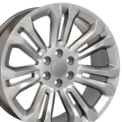 OE Wheels LLC - OE Wheels CV43 22x9 6x5.5 24mm Hyper Black; CV43-22090-6550-24HB