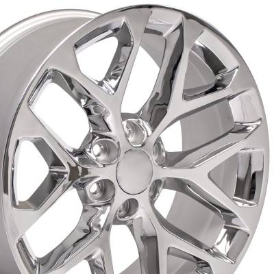 OE Wheels LLC - OE Wheels CV98 22x9 6x5.5 24mm Chrome; CV98-22090-6550-24C-i