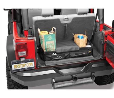 Bestop - Bestop RoughRider Rear Cargo/Trunk Organizer-Black Diamond; 54137-35