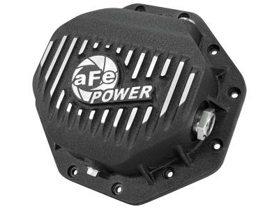 aFe Power - aFe Power Pro Series Aluminum Rear Differential Cover-Black; 46-70272