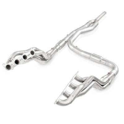 Stainless Works - Stainless Works FT11HCATYST Ford F-150 2011-14 Headers with Catted Y-Pipe 1-3/4"