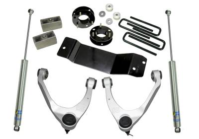Superlift - Superlift 3.5" Suspension Lift Kit-Bilstein Shocks , Silverado/Sierra 4WD; 3700B