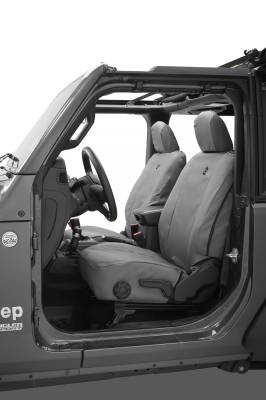 Bestop - Bestop Polyester Front Seat Cover Set-Charcoal, for Jeep JL 2dr.; 29293-09