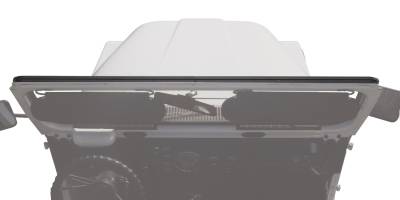 Bestop - Bestop Front Windshield Header Channel Kit-Black, 66-77 Ford Bronco; 51206-01