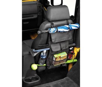 Bestop - Bestop RoughRider Seat Back Organizer-Black Diamond, for Jeep JK/JL; 54132-35