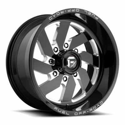 Fuel 1PC - Fuel Off Road D582 TURBO 20x10 8x170 -18mm Gloss Black/Milled; D58220001747