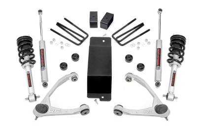 Rough Country Suspension Systems - Rough Country 3.5" Suspension Lift Kit, 14-16 Silverado/Sierra 1500 4WD; 19432