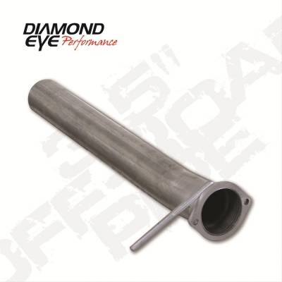 Diamond Eye Performance - Diamond Eye 122003 Downpipe 2nd Section 3" Aluminized 1994-1997.5 Ford 7.3L