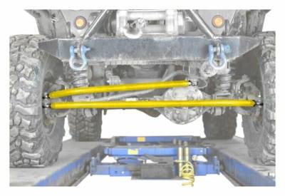 Steinjager - Steinjager Extended Crossover Steering Kit-Neon Yellow, for Jeep TJ; J0053727