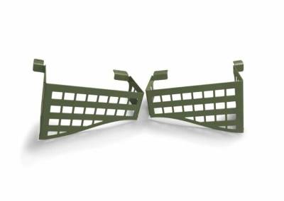 Steinjager - Steinjager Wheel Well Storage Baskets-Locas Green, for Wrangler JK 4dr; J0053788