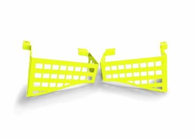 Steinjager - Steinjager Wheel Well Storage Baskets-Neon Yellow, for Wrangler JK 4dr; J0053794