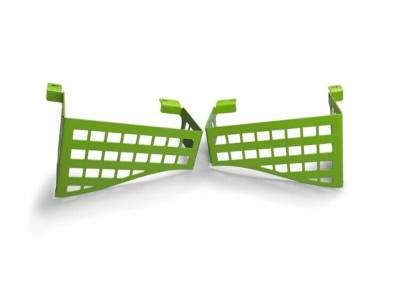 Steinjager - Steinjager Wheel Well Storage Baskets-Gecko Green, for Wrangler JK 4dr; J0053795