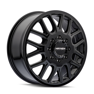 Mayhem - Mayhem Wheels 8107D COGENT DUALLY 20x8.25 8x6.5 115mm Black; 8107D-2881BF115