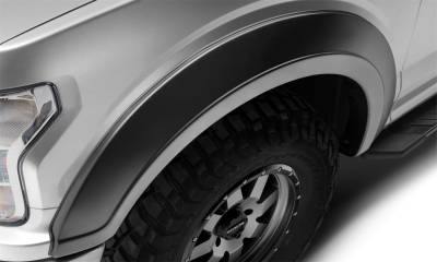 Bushwacker - Bushwacker Extend-a-Fender Front/Rear Fender Flares-Black, Ford F-150; 20947-02