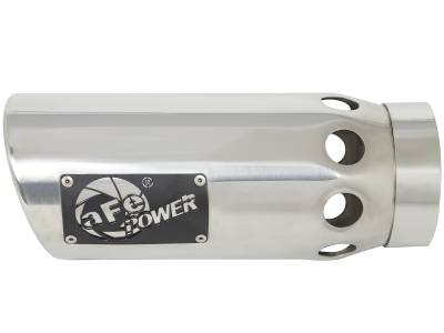 aFe Power - aFe Power 4" IN/5" OUT Bolt-On Polished Stainless Exhaust Tip; 49T40502-P121