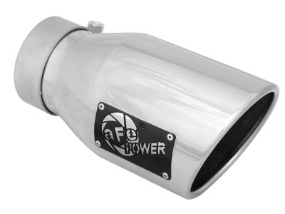 aFe Power - aFe Power 3" IN/4.5" OUT Bolt-On Polished Stainless Exhaust Tip; 49T30451-P09