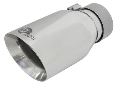 aFe Power - aFe Power 3" IN/4.5" OUT Bolt-On Polished Stainless Exhaust Tip; 49T30454-P092