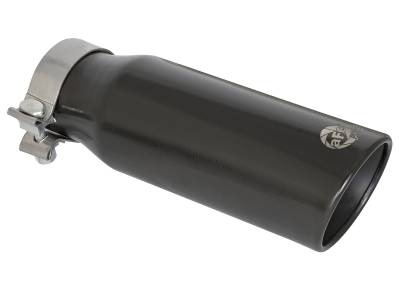 aFe Power - aFe Power 3" IN/4" OUT Bolt-On Matte Black Stainless Exhaust Tip; 49T30404-B121