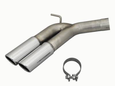 JBA Racing Headers - JBA Headers Dual 3.5" OUT Exhaust Tip Upgrade for 40-1402, for Titan; 30-1403T