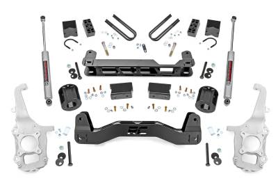 Rough Country Suspension Systems - Rough Country 4" Suspension Lift Kit, 21-23 Ford F-150 RWD; 40830