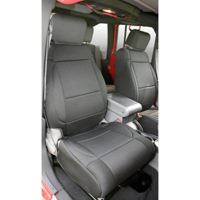 Rugged Ridge - Rugged Ridge 13214.01 Neoprene Front Seat Covers Black for Jeep Wrangler