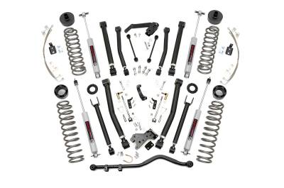 Rough Country Suspension Systems - Rough Country 6" Suspension Lift Kit, for 07-18 Wrangler JK 2dr 4WD; 68422