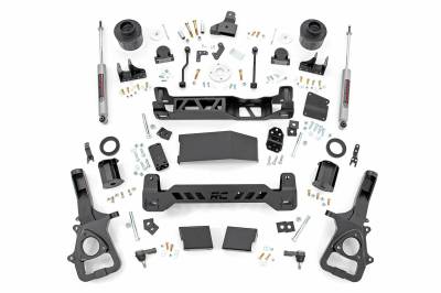 Rough Country Suspension Systems - Rough Country 6" Suspension Lift Kit, for 19-24 Ram 1500 4WD; 33930A