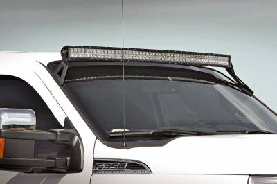Rough Country Suspension Systems - Rough Country Upper Windshield 54" Light Bar Mounts, Ford Super Duty; 70516