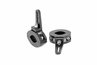 Rough Country Suspension Systems - Rough Country Universal LED Light Mount Clamp-Black, for 1"-1.5" Tube; 70170