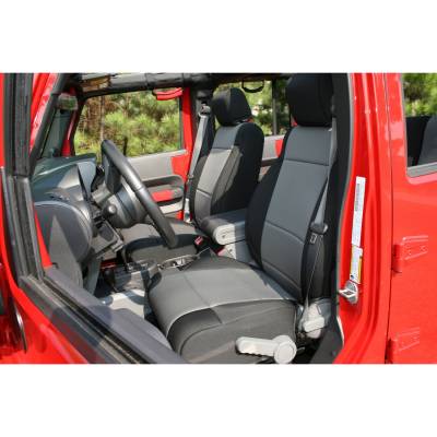 Rugged Ridge - Rugged Ridge 13214.09 Neoprene Front Seat Covers Black & Gray