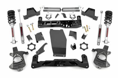 Rough Country Suspension Systems - Rough Country 6" Suspension Lift Kit, 14-18 Silverado/Sierra 1500 4WD; 22632