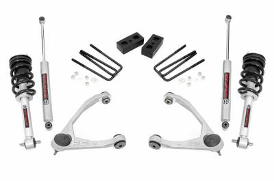 Rough Country Suspension Systems - Rough Country 3.5" Suspension Lift Kit, 07-13 Silverado/Sierra 1500 RWD; 246.23